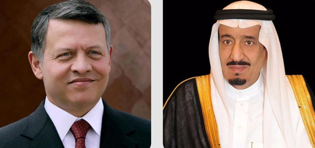 ملك الأردن يهنئ خادم الحرمين الشريفين بمناسبة اليوم الوطني الـ 93