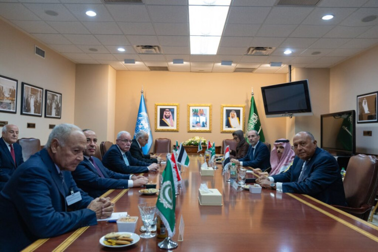انعقاد اجتماع المجموعة العربية على المستوى الوزاري في إطار التنسيق العربي المشترك بشأن التطورات في غزة