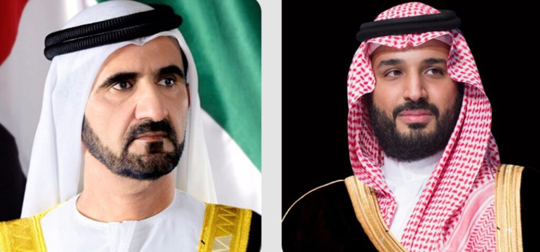 ولي العهد يتلقى رسالة خطية من نائب رئيس دولة الإمارات رئيس مجلس الوزراء حاكم دبي