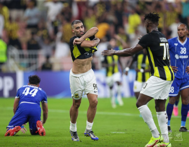 صاعقة حمد الله تمنح الاتحاد فوزًا مثيرًا على القوة الجوية فى أبطال آسيا