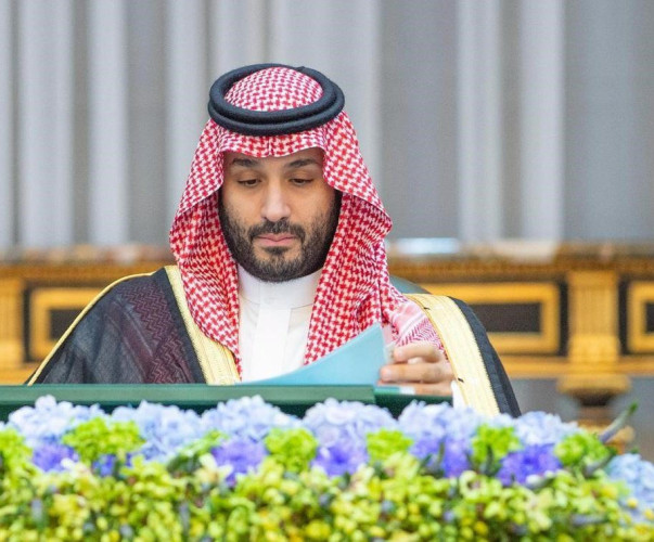 ولي العهد يرأس جلسة مجلس الوزراء