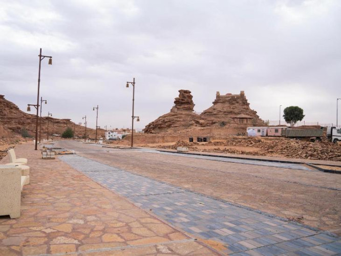 أمانة الجوف.. 90% نسبة الإنجاز في مشروع تطوير محيط قلعة زعبل التراثية