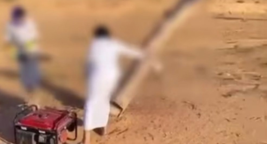 ضبط مواطن مخالف ظهر بمقطع مرئي لارتكابه مخالفة قطع الأشجار دون ترخيص