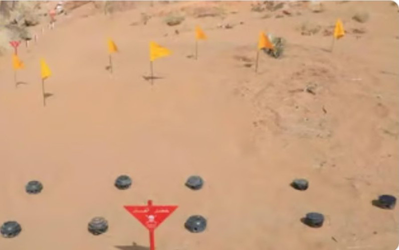 “مسام” ينتزع 826 لغمًا في اليمن على مدار أسبوع