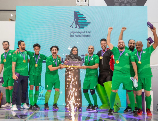 “صقور نجد” يتوج بلقب بطل المملكة للهوكي لعام 2023م
