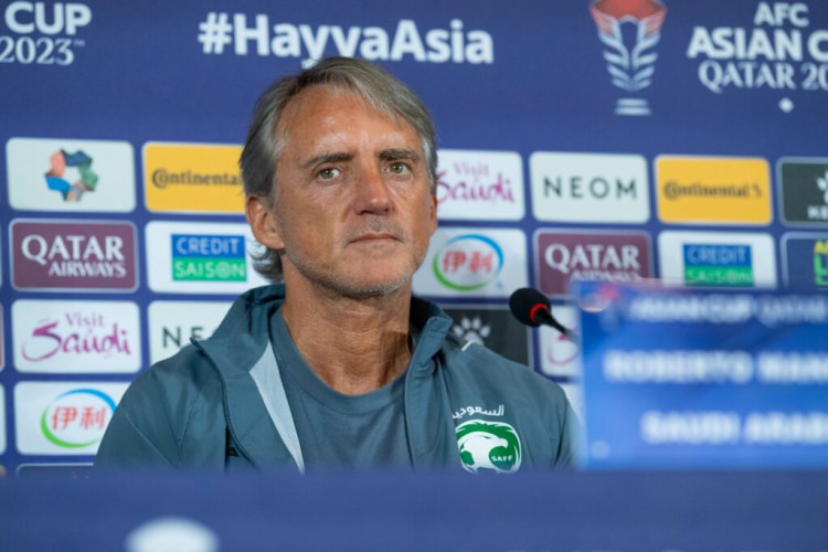 “مانشيني”: أنا سعيد جدًّا بالمجموعة التي لديّ الآن.. وسالم الدوسري لاعب موهوب