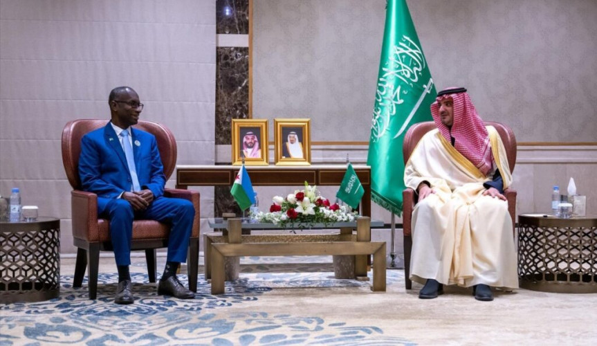 الأمير عبدالعزيز بن سعود يلتقي وزير الداخلية الجيبوتي
