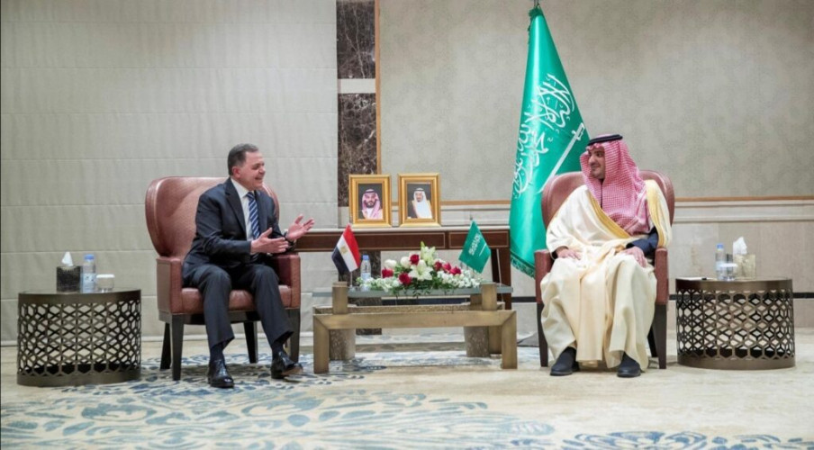 الأمير عبدالعزيز بن سعود يلتقي وزير الداخلية المصري