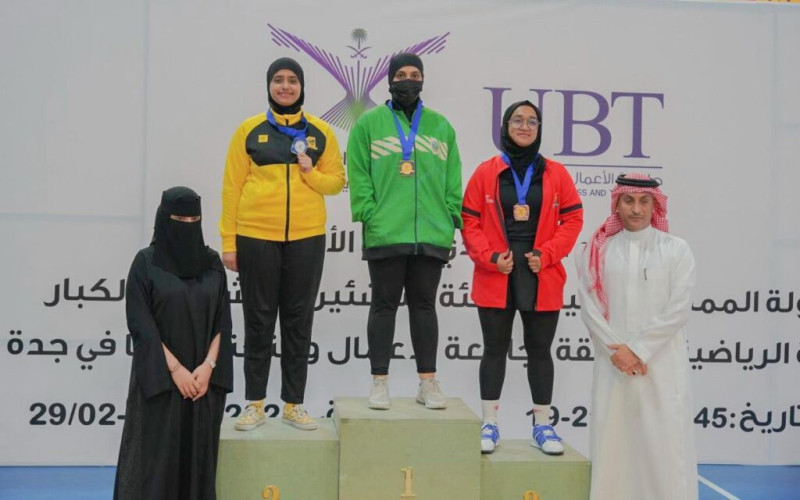 رباعات الاتحاد يخطفون كؤوس بطولة المملكة للسيدات للناشئين والشباب والكبار لرفع الاثقال