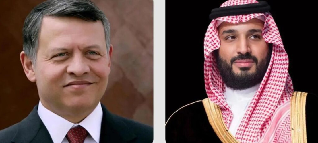 ولي العهد يشدد خلال اتصال بالملك عبدالله على وقوف المملكة مع الأردن الشقيق