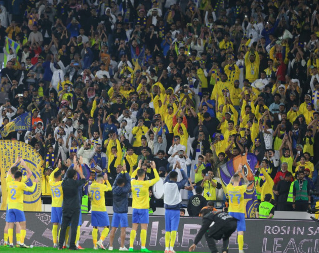 ‏‎في الدقائق الأخيرة.. النصر يكسب ضمك بهدف نظيف