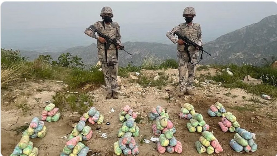 جازان.. حرس الحدود يحبط تهريب 160 كيلوجرامًا من نبات القات المخدر