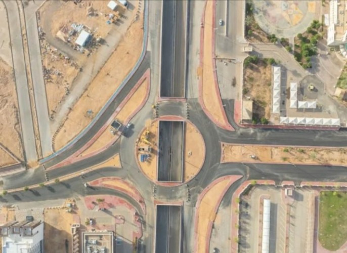 أمانة الجوف: إنجاز 90% من مشروع جسر ونفق طريق الملك خالد بسكاكا