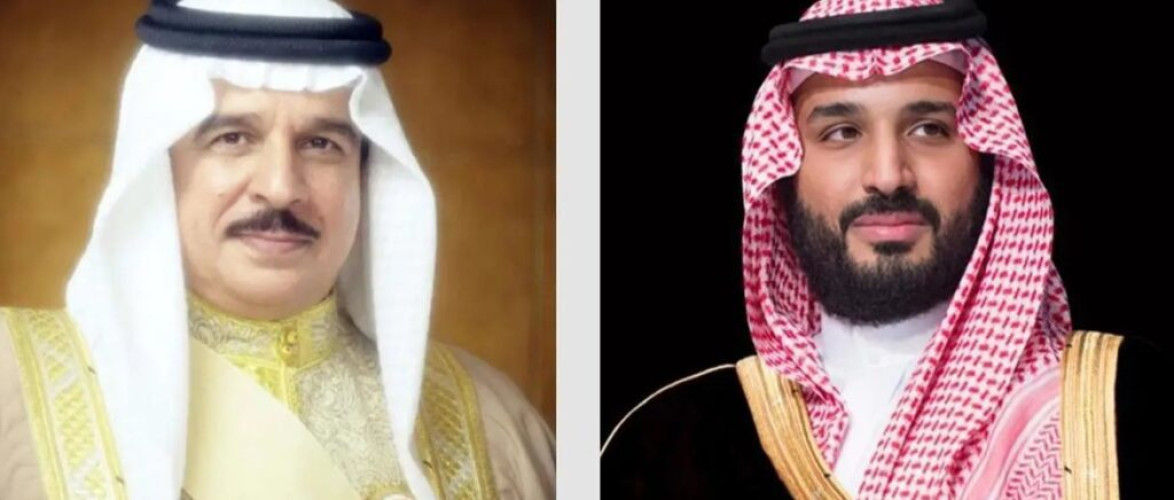 ولي العهد يتلقى اتصالاً هاتفياً من ملك البحرين