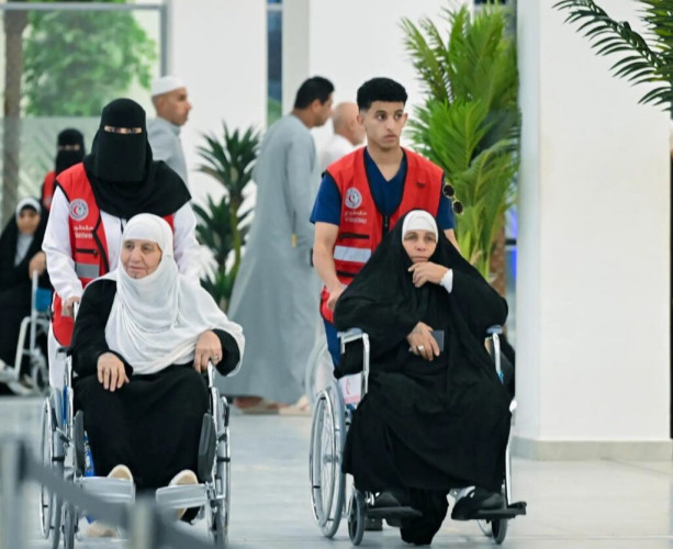 منفذ جديدة عرعر يودع طلائع الدفعة الأولى من الحجاج العراقيين