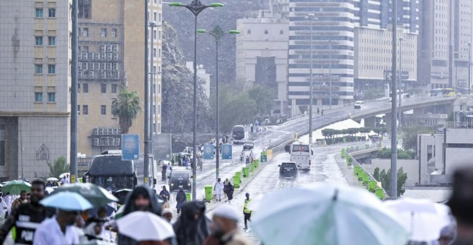 المشاعر المقدسة.. درجات الحرارة تواصل الانخفاض على مشعر منى عند 38 مئوية