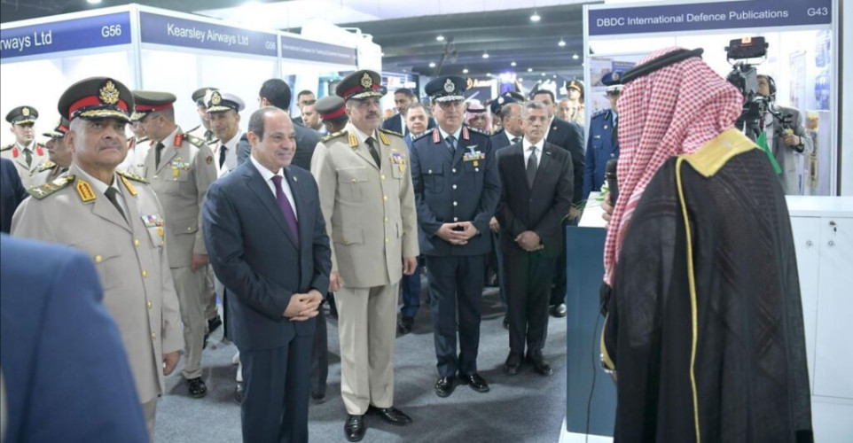 الرئيس المصري يفتتح معرض مصر الدولي للطيران والفضاء بمشاركة المملكة