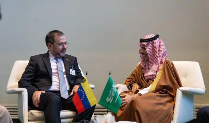 وزير الخارجية يلتقي وزير خارجية فنزويلا