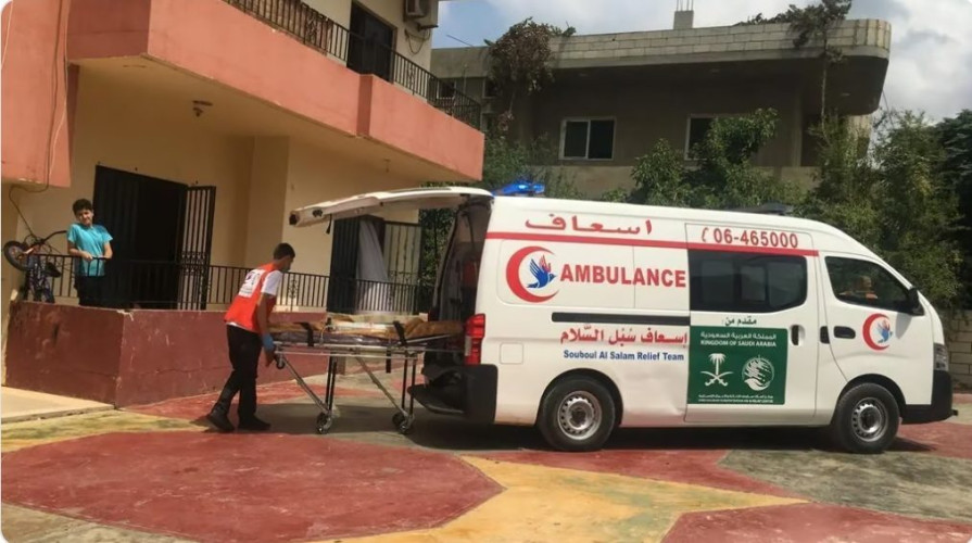 إسعاف المنية بشمال لبنان ينفذ 55 مهمة خلال أسبوع بتمويل “إغاثي الملك سلمان”