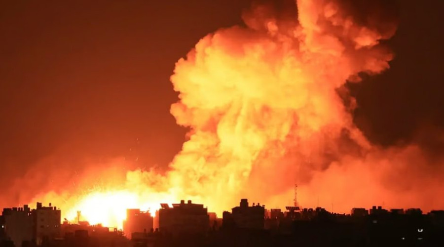 استشهاد 8 فلسطينيين في قصف للاحتلال الإسرائيلي على غزة