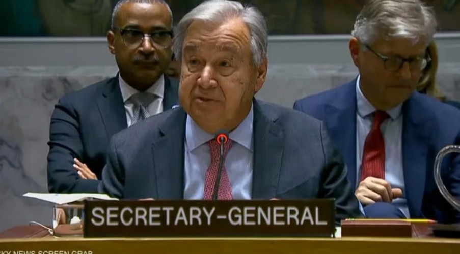 “غوتيريش”: التصعيد بين إسرائيل وحزب الله “يفتح أبواب الجحيم” بالمنطقة