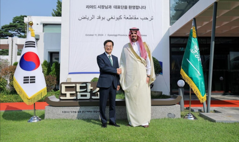 أمين منطقة الرياض يلتقي حاكم مقاطعة “كونغي دو” وعمدة “إنشيون” بكوريا