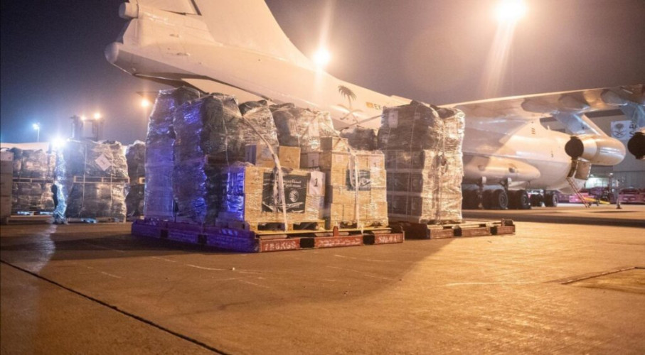 مغادرة الطائرة الإغاثية السعودية الثانية التي يسيّرها مركز الملك سلمان للإغاثة لمساعدة الشعب اللبناني الشقيق