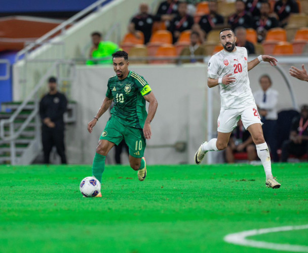 الأخضر يتعثر امام البحرين بالتعادل السلبي