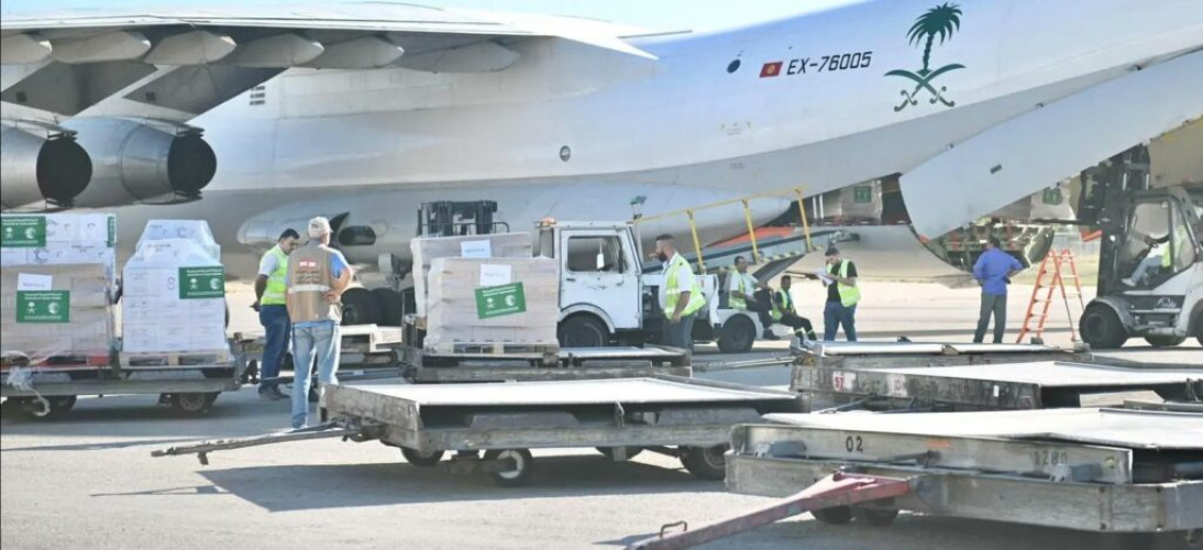 وصول الطائرة الإغاثية السعودية الثالثة عشرة ضمن الجسر الجوي السعودي الذي يسيّره مركز الملك سلمان للإغاثة لمساعدة الشعب اللبناني
