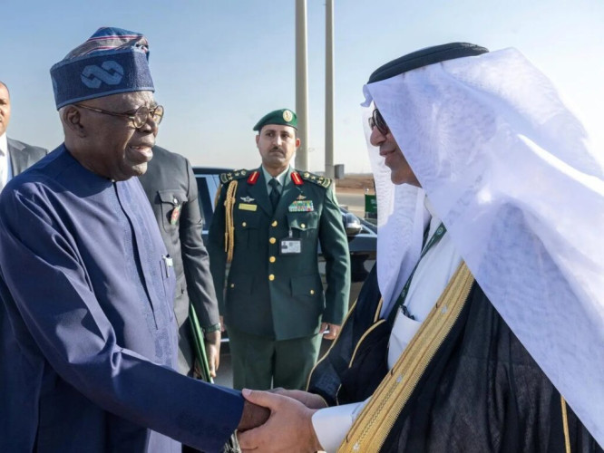 رئيس جمهورية نيجيريا يغادر الرياض