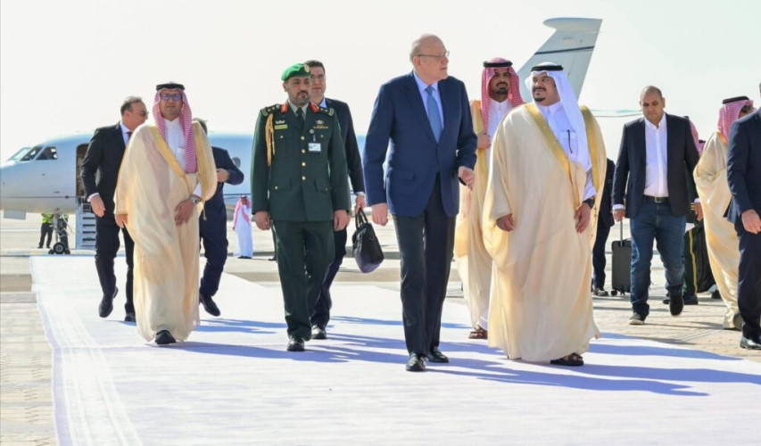 رئيس مجلس الوزراء اللبناني يصل الرياض وفي مقدمة مستقبليه نائب أمير المنطقة