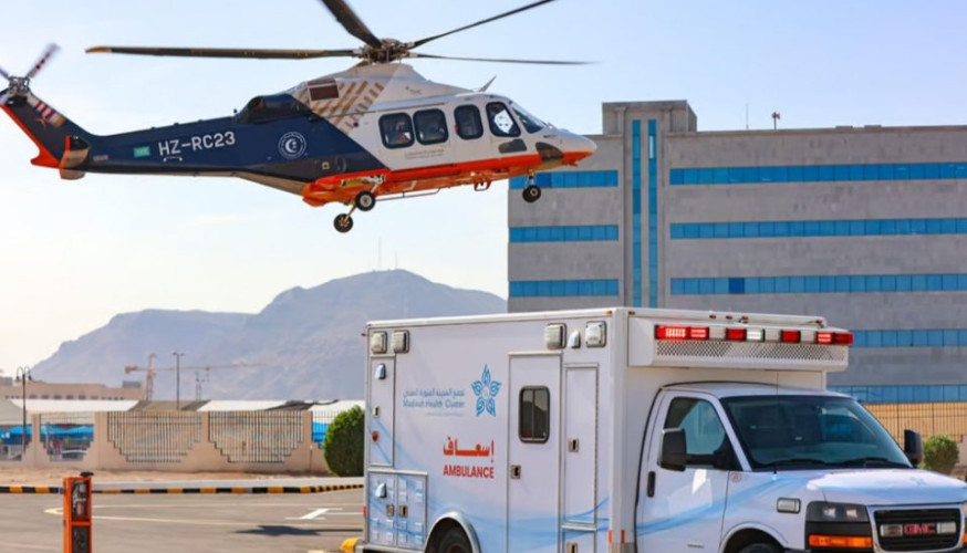 بالتعاون مع الهلال الأحمر.. تجمع المدينة الصحي يدشن 8 مهابط للإسعاف الجوي بالمدينة المنورة