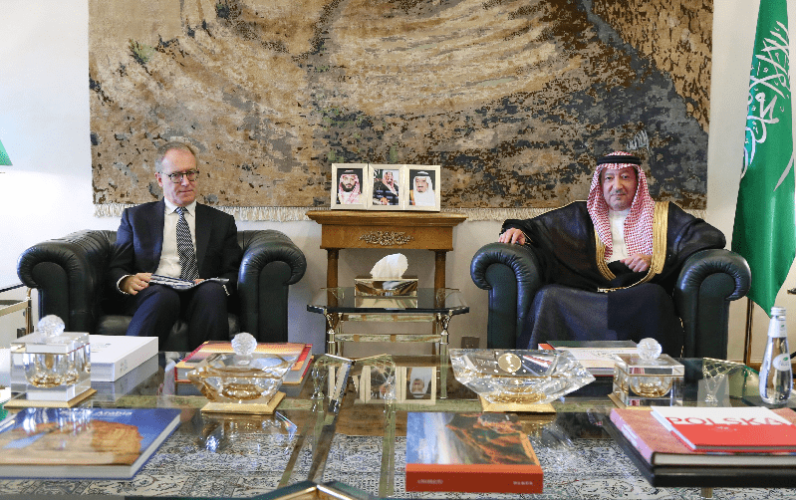 نائب وزير الخارجية يستقبل مدير إدارة البحر الأبيض المتوسط والشرق الأوسط في وزارة الخارجية الإيطالية