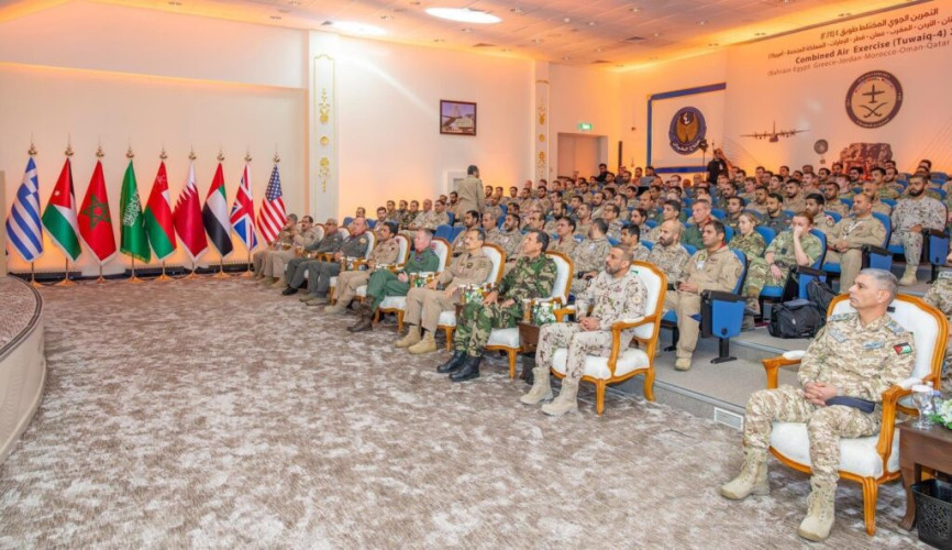 سمو قائد القوات الجویة يشهد اختتام التمرين الجوي المشترك والمختلط «طويق 4»