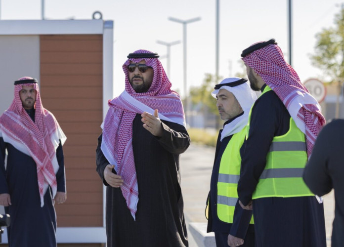 أمير الحدود الشمالية يتفقد ممشى طريق “زبيدة” بمحافظة رفحاء