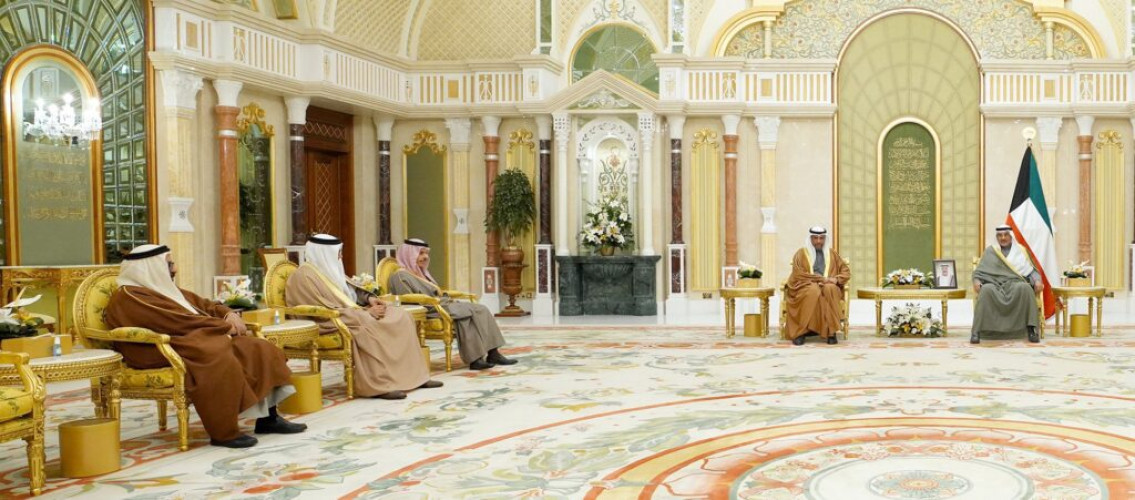 سمو ولي عهد الكويت يستقبل وزراء خارجية دول مجلس التعاون الخليجي