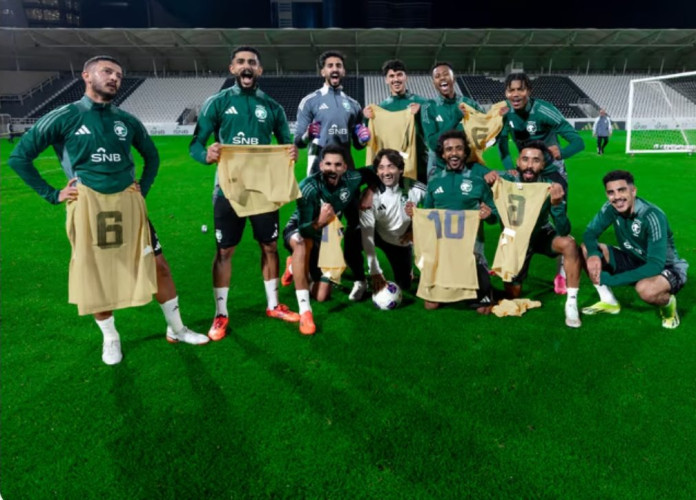 استعدادًا لـ”خليجي 26″.. “الأخضر” يواصل تدريباته في معسكر الرياض