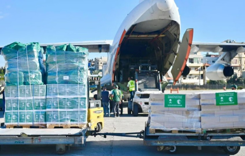 وصول “الطائرة الإغاثية السعودية الـ27” إلى لبنان