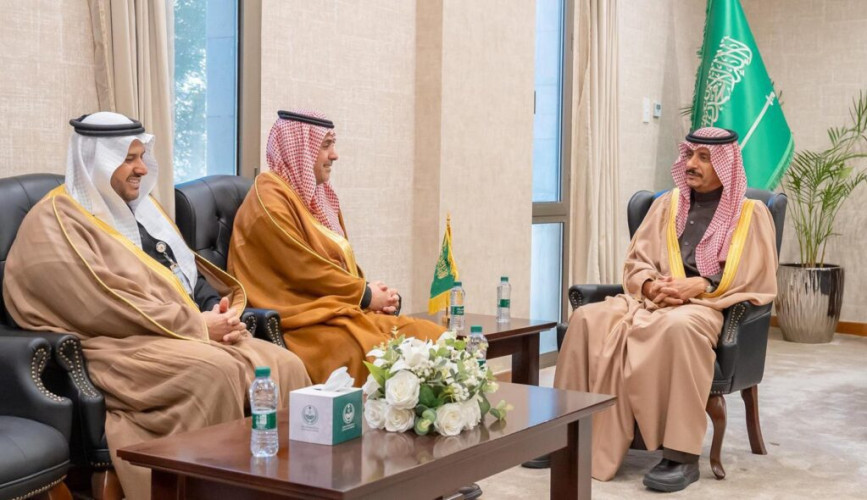 محافظ حفر الباطن يستقبل أمين عام مجلس شؤون الجامعات