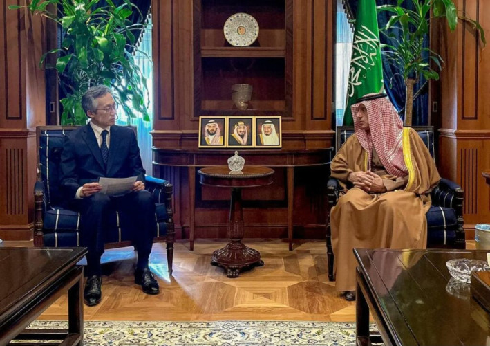 وزير الدولة للشؤون الخارجية يستقبل سفير اليابان المعين لدى المملكة