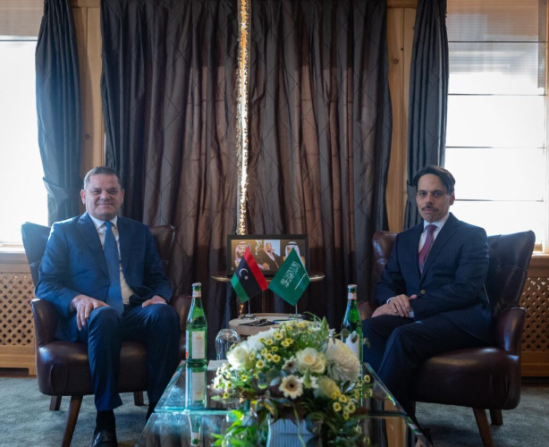 سمو وزير الخارجية يلتقي رئيس حكومة الوحدة الوطنية الليبي