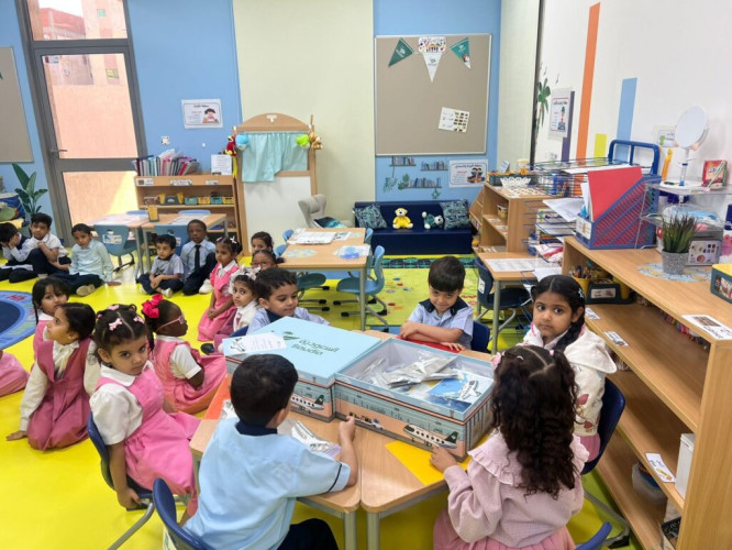 أطفال تعليم مكة يتفاعلون مع مبادرة “صندوق الخطوط السعودية”  ‏⁧‫