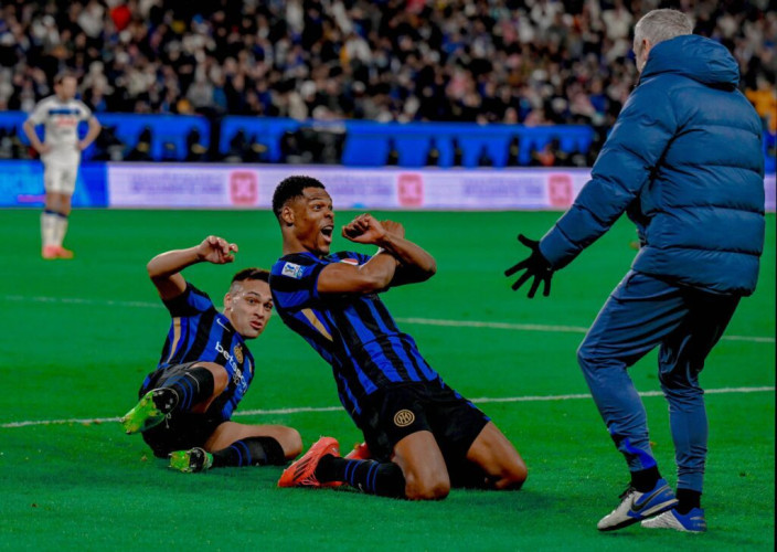 إنتر ميلان يكسب أتالانتا بهدفين ويتأهل إلى نهائي كأس السوبر الإيطالي