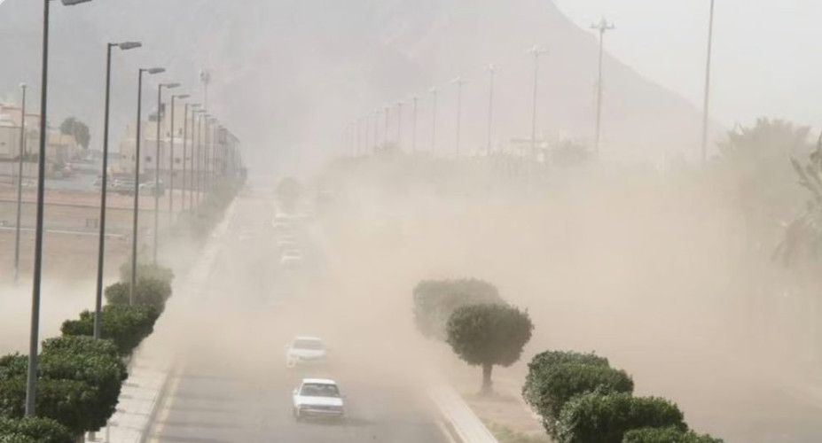 تصل سرعتها إلى 49 كم/ساعة…”الأرصاد”: رياح شديدة على تبوك
