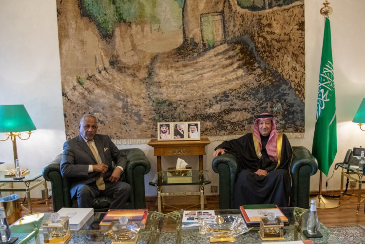 نائب وزير الخارجية يستقبل سفير السودان لدى المملكة