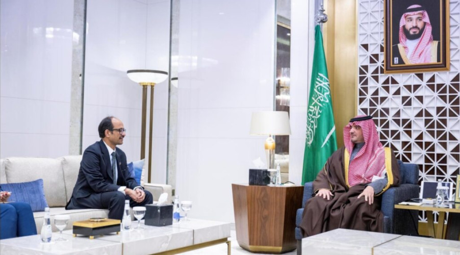 الأمير عبدالعزيز بن سعود يستقبل الممثل الخاص للأمين العام للأمم المتحدة للحد من مخاطر الكوارث