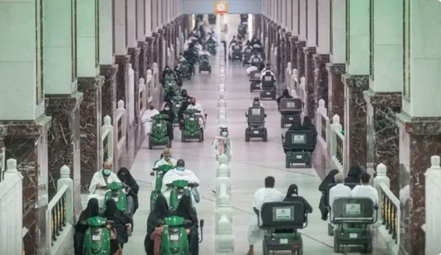 الحرم المكي.. مضاعفة عدد العربات الكهربائية “القولف” ليصل إلى 400 عربة