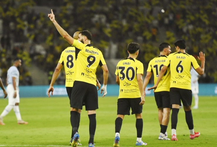 ‏الاتحاد يواصل صدارة الدوري بعد فوزه على الفيحاء بثلاثية نظيفة