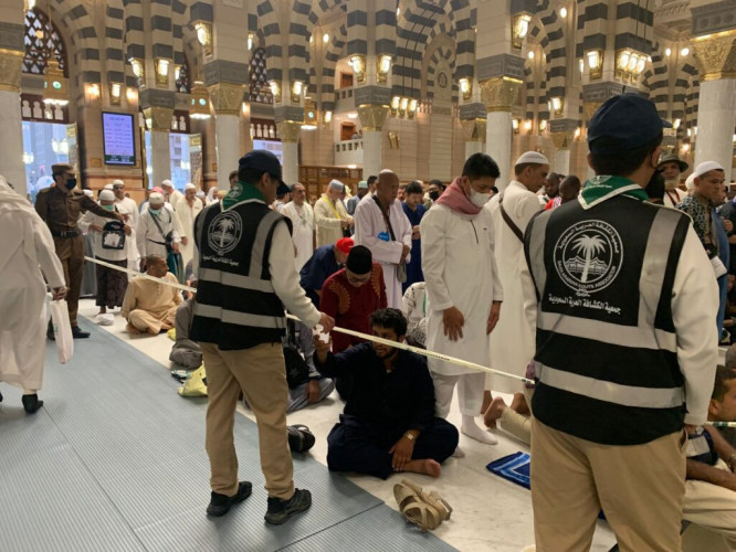 بمشاركة 170 قائد وكشاف وجوال.. كشافة تعليم المدينة المنورة تباشر تقديم خدماتها لحجاج بيت الله الحرام