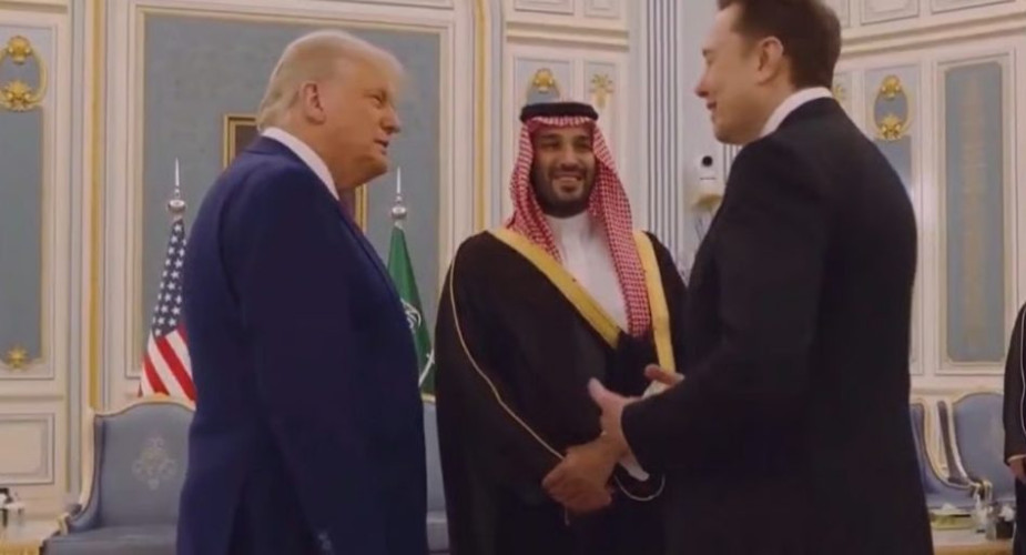 أحاديث جانبية تجمع ولي العهد وترمب مع ماسك وإنفانتينو وعدد من القادة التنفيذيين